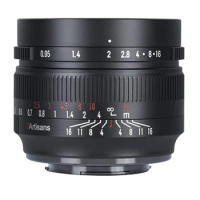 7artisans 50mm F0.95 Large Aperture Prime APS-C Lens for 43 Mount Olympus/Panasonic Mirrorless Manual Focus GH5/E-P2/E-P3/E-P5