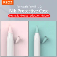 PZOZ 8Pcs สำหรับ Apple ดินสอ1 2st จุดปากกา Stylus ปากกาลูกลื่นฝาครอบซิลิโคน Protector สำหรับ Apple pencil2กรณี