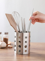 304不銹鋼平放筷子簍加厚廚房筷筒筷子收納盒置物架帶瀝水筷子籠