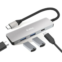 【最高現折268】Type-C USB3.0四合一薄型多功能擴充器