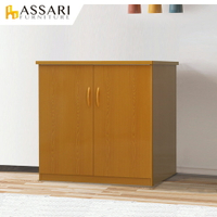 防潮防蛀塑鋼緩衝雙門碗盤櫃(寬84x深43x81cm)/ASSARI