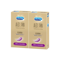 【Durex 杜蕾斯】超薄勁潤裝保險套5入*2盒(共10入 保險套/保險套推薦/衛生套/安全套/避孕套/避孕)