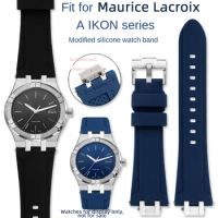 High quality rubber AIKON strap for Maurice Lacroix AIKON SeriesAI6008/6007 AI6058/6038 AI1108 specialized modified wristband