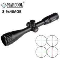 Marcool 3-9X40 IRGBL Riflescope Adjustable Object Wire Reticle Classic 25.4mm Tube Dia. Scope for Hunting Tactial Optics Sight