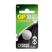 【超霸】GP超霸鈕型鋰電池 CR2025 1入 電池專家(GP原廠販售)