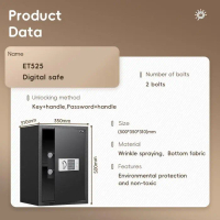 Deli Safe Box - Brankas Digital Et525 Pasti Ori
