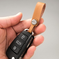 遙控器小皮繩鑰匙扣掛件創意個性汽車掛墜男女情侶一對鎖匙圈環