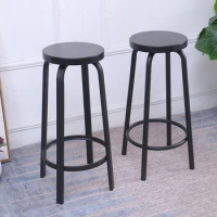 Custom wrought iron bar stool high stool small round stool bar stool net red stool mobile phone shop small stool makeup stool