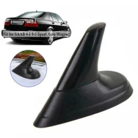1PCS Black Look Fin Aerial Dummy Antenna Fit For SAAB 9-3 9-5 93 95 AERO Shark Fin Antenna With FM/AM Connection Cable