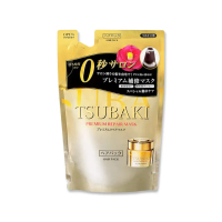 【TSUBAKI 思波綺】日本資生堂沙龍級金耀滑順0秒瞬護髮膜補充包150g/金袋(頭髮修護亮澤保濕乳液)