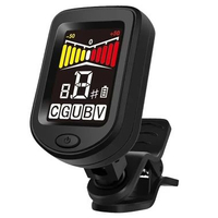 Tuner Gitar Digital LCD Chromatic Bass Ukulele Alat Tuning Stem Gitar