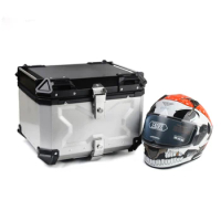 55L Motorcycle Top Box Wholesale and Retail High Quality Aluminum Accessories Set Tail Aluminium