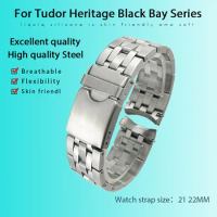 21mm 22mm New T120 Solid Stainless Steel Watchband Fit for Tissot T120407 Watch Parts Accessories Bracelet Men's Watch Strap