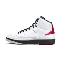 【NIKE 耐吉】籃球鞋 休閒鞋 男鞋 Air Jordan 2 Retro OG Chicago 白紅黑 公牛配色 DX2454-106(Jordan 2)