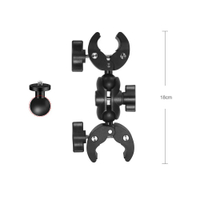 20231122 for Insta360 X5 One X2 X3 X4  Motorcycle Bicycle Monopod Handlebar Double Clip cket for SJC