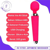 Ino AV Stick Japanese Massager Alat Getar Kesehatan Wanita PREMIUM by Fiore