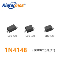 3000PCS 1N4148 1N4148W SOD123 1N4148WS SOD323 1N4148WT SOD523 T4 Rietermos