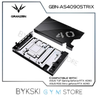 Bykski Full Armor Granzon GPU Water Block For ASUS TUF GAMING RTX 4090 / RTX4090 ROG Strix Double Side Cooler GBN-AS4090STRIX
