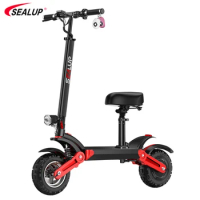 Sealup Scooter Electric Scooter Adult Mini Electric Vehicle 12 Inch Off-Road Folding Small Battery Car