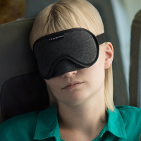 《TRAVELON》冷凝舒緩眼罩-灰-- 睡眠眼罩 遮光眼罩