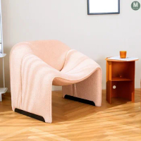 Single Sofa Lounge Chair Living Room Designer Lounge Chair Minimalist Modern M-shaped Crab Chair Balcony Furniture