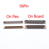 5Pcs 56Pin LCD Display Screen Flex FPC Connector On Motherboard For Samsung Galaxy S20+ G986F G9860 S20plus S20 Plus G9810 S20U