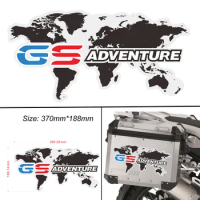 GS Motorcycle Top Side Box Case Panniers Luggage Aluminium Stickers Decals ADV GS Adventure For BMW R1200GS G310 F750GS R1150 GS