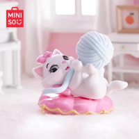 Miniso Disney Lucifer Marie Cat Blind Box Figure Kawaii Anime Mysterious Surprise Box Fluffy Cat Guess Bag Birthday Gift