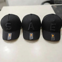 NEW-Topi Pria- Kalibre Topi Original-Topi Logo Huruf A -Topi inisial Huruf- Topi 991596-Hitam