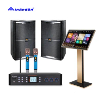 InAndOn Ultimate Professional 8TB Karaoke Machine Bundle 22"Inch Machine Support Youtube Free Song Cloud Karaoke System