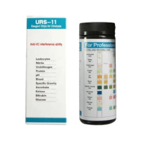11 Parameters Urine Test Strips for Urinalysis 100ct Tests for Leukocytes Nitrites Urobilinogen Protein Ketone Glucose