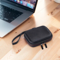EVA Hard Drive Case with Mesh Bag&amp;Hand Strap Travel Storage Bag Hardshell Case for Samsung T7 Shield/T9 4TB/2TB/1TB Portable SSD