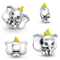 Dumbo Charm Silver Plated Fit Pandora Charms Silver 925 Original Bracelet for Jewelry Making