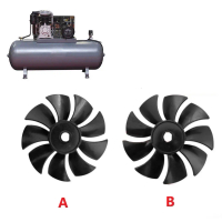 Quạt làm mát trực tiếp cho bơm hơi và động cơ máy nén khí, công suất 1100W/1500W