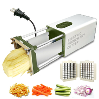 電動薯條機 多功能電動切菜機 商用家用切條切段切丁機器切薯條機 全館免運