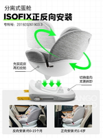 袋鼠爸爸兒童安全座椅Q萌0-7歲嬰兒車載新生寶寶座椅汽車可坐可躺
