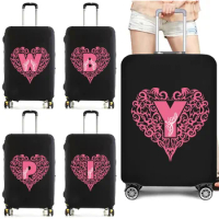 Travel Luggage Cover for 18-32 Inch Trolley Case Suitcase Case Elastic Dust Cover Love Letter Series Traveling Accessories