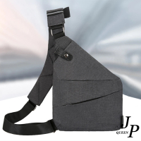 預購 Jpqueen 貼身便利隱形防盜多功能尼龍男士胸包斜背包側肩包(4款可選)