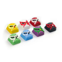 Owl Resin Keycaps For Cherry Mx TTC Gateron Kailh Box Switch Mechanical Keyboard Yellow White Red Green Blue Purple Black Keycap