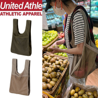 United Athle 再生環保側背袋 機能網眼夾層購物袋 防撕裂 可折疊小包