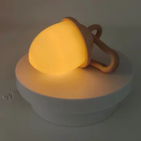 Game Legends Zeldaed Korok Acorn Lamp Pendant Keychain 49x76mm Button Cell 3D Printing Acorn Lamp Light Decoration Fans Gift