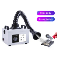 KNOKOO Desktop Soldering Fume Extractor Machine Smoke Absorber For Phone Repair Smoke Cleaner