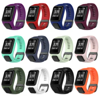 Silicone Smart Band Bracelet Strap For TomTom Runner 2 3 Spark3 Sport Running Replacement Strap Sweatproof GPS Smart Watch Band