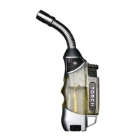 Elbow Hose Metal Welding Gun Portable Butane Gas Lighter Windproof Cigar Lighter Mini Butane Gas Lighter Turbo Lighters