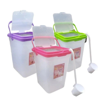 LOVENIA Toples Es Buah 15 Liter + Gayung Kontainer Akuarium Tempat Es Kelapa Toples Gayung Plastik