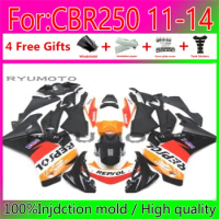 Motorcycle Injection mold fairings for Honda Cbr250 RR CBR250RR 11-14 CBR 250 RR 11 14 Fairing