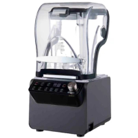 1800W Heavy Duty Commercial Grade Blender Mixer Juicer High Power Food Processor Ice Smoothie Bar Fruit Blender 26000RPM 110V