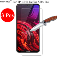 3 Pcs/Lot New 9H 2.5D Tempered Glass Screen Protector For TP-LINK Neffos X20 / Pro 6.26" Protective Film + Clean Tools
