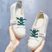 Lightweight Shoes for Women, New Style 2025, White Shoes, with Rubber Soles, Suitable for Spring and