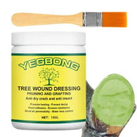 Waterproof Coating Sealant Agent Pruning Compound Sealer Plant Wound Healing Agent Tree Grafting Wound Repair Cream with Brush